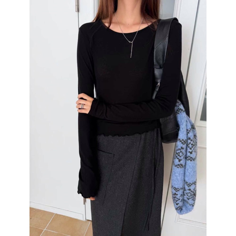 九1117韩国东大门t恤区Wearable-8699383直邮街舞人气经典秋季