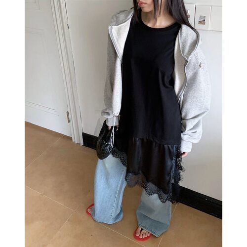 九0322韩国东大门运动户外卫衣区LIVEAID-8753294高档春季都市