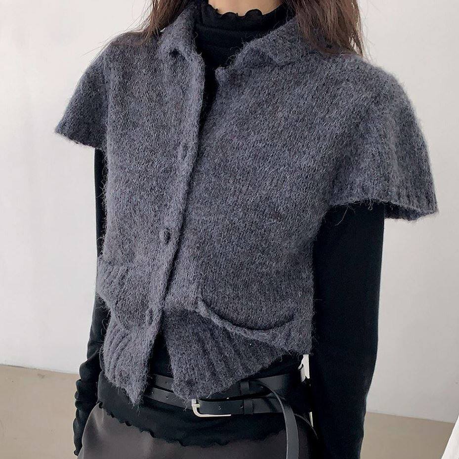 六1213韩国正品molen-te466 针织衫区气质纯色高档正品街舞冬款