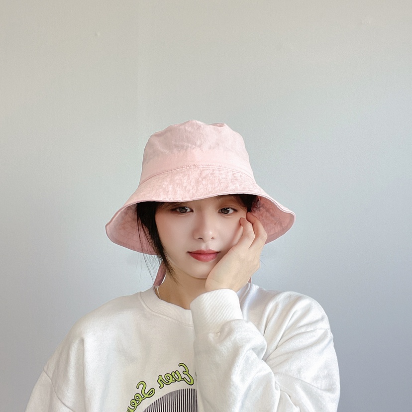 八0214韩国东大门帽子4054606洋气人气风格春季流行通勤档口纯色