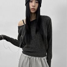 六1213韩国正品b-lack-up42106 针织衫区风格直邮修身甜美端庄