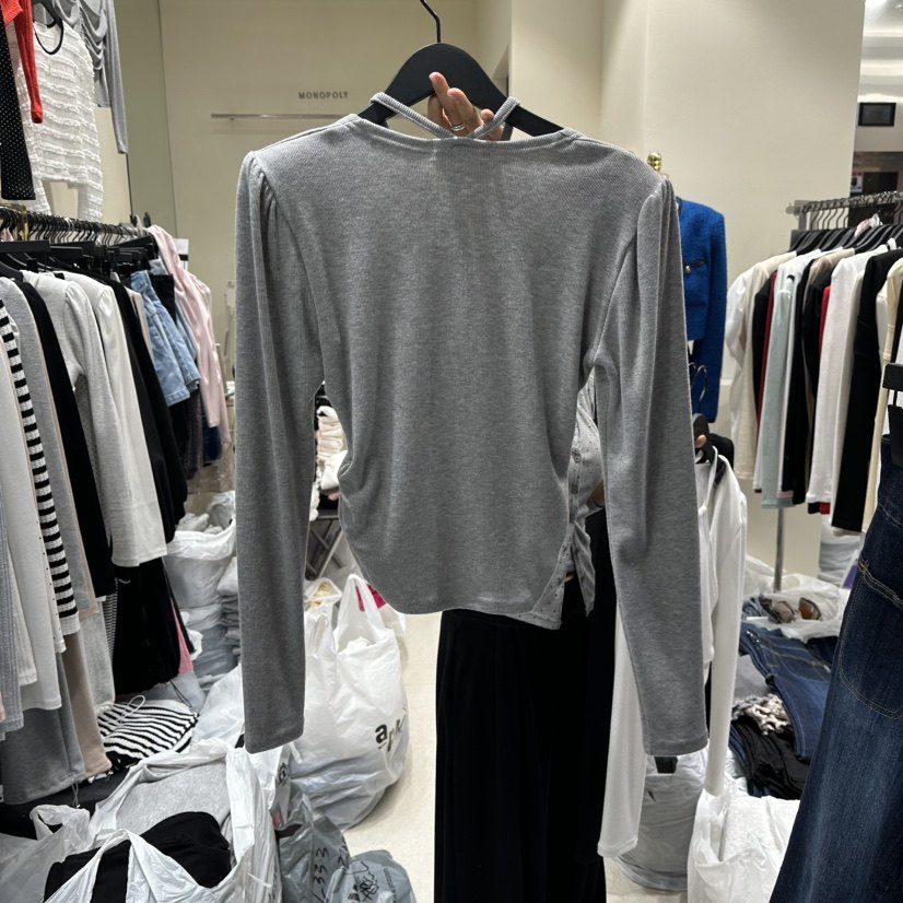 八1216韩国东大门运动瑜伽T恤区4540406可爱高端冬季经典正品别致