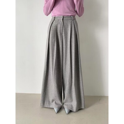 九1126韩国东大门休闲长裤区BABYTOUCH-8711259通勤浪漫纯色修身