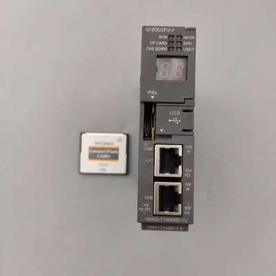 议价三菱Q12DCCPU-V，带1GB内存卡，成色一般 实物如图可维修