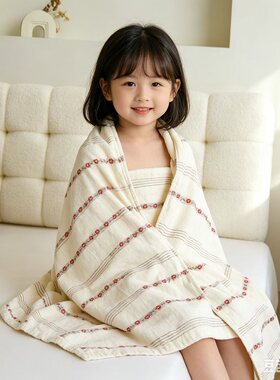 80*160罗布麻双层纱布浴巾吸水大浴巾学生浴巾成人好看