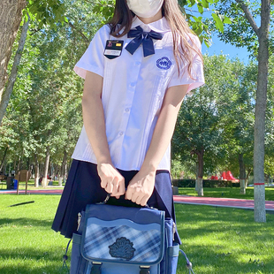 日系jk制服台湾师大附中校服短袖衬衫清水一中箱褶裙学院套装班服