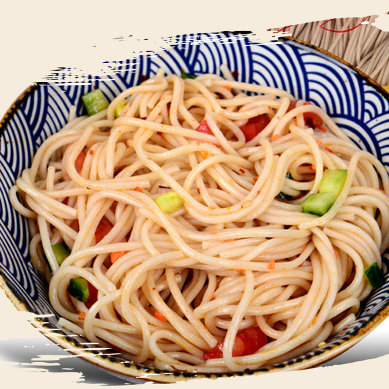 【买6送2】麦唯力 燕麦面条 免煮型 无添加  200g/袋 袋装圆形