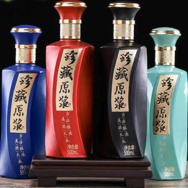 酒瓶空酒瓶高档自封酒瓶空瓶玻璃白酒瓶空瓶酒壶包装全套支持定制