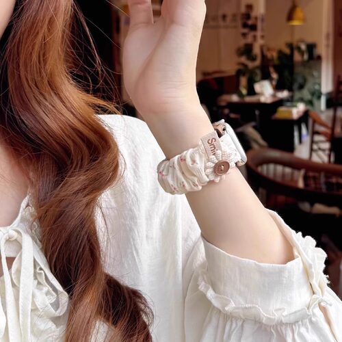 碎花小雏菊大肠发圈适用S10表带