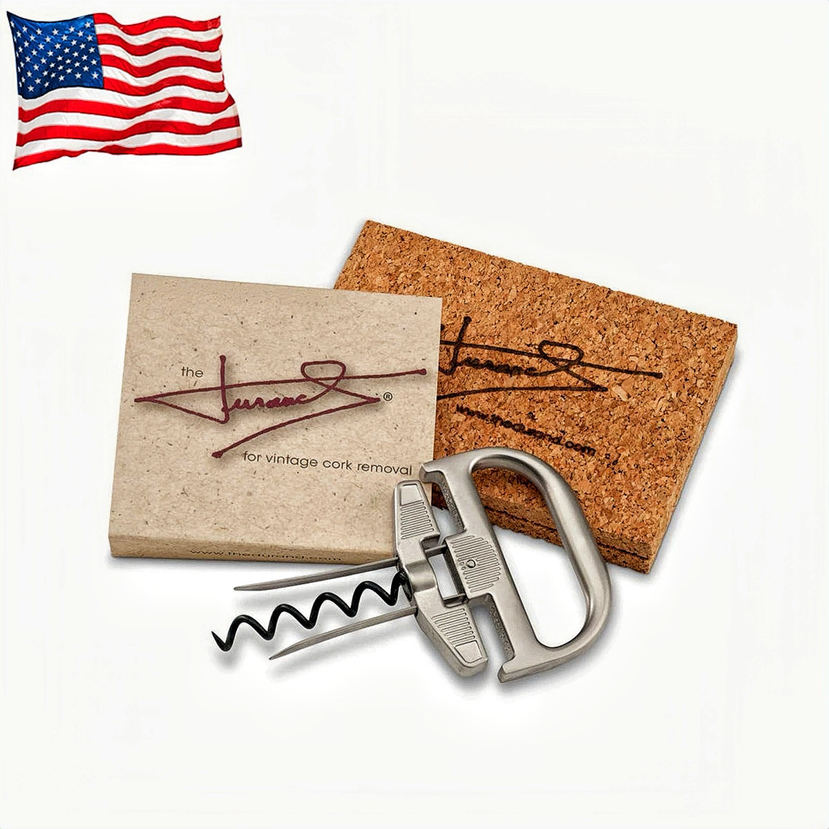 美国进口THE DURAND都兰老酒开瓶器 AH-SO红酒酒刀 杜兰德酒刀