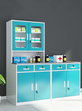 西药柜诊所不锈钢无菌器械柜治疗室处置台口腔美容医院药品配药柜