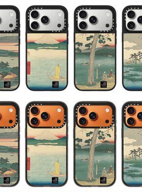 C家ASETi适用iPhone苹果18promax手机壳16promax/18pro/15promax浮世绘系列富士三十六景18亚克力13promax女