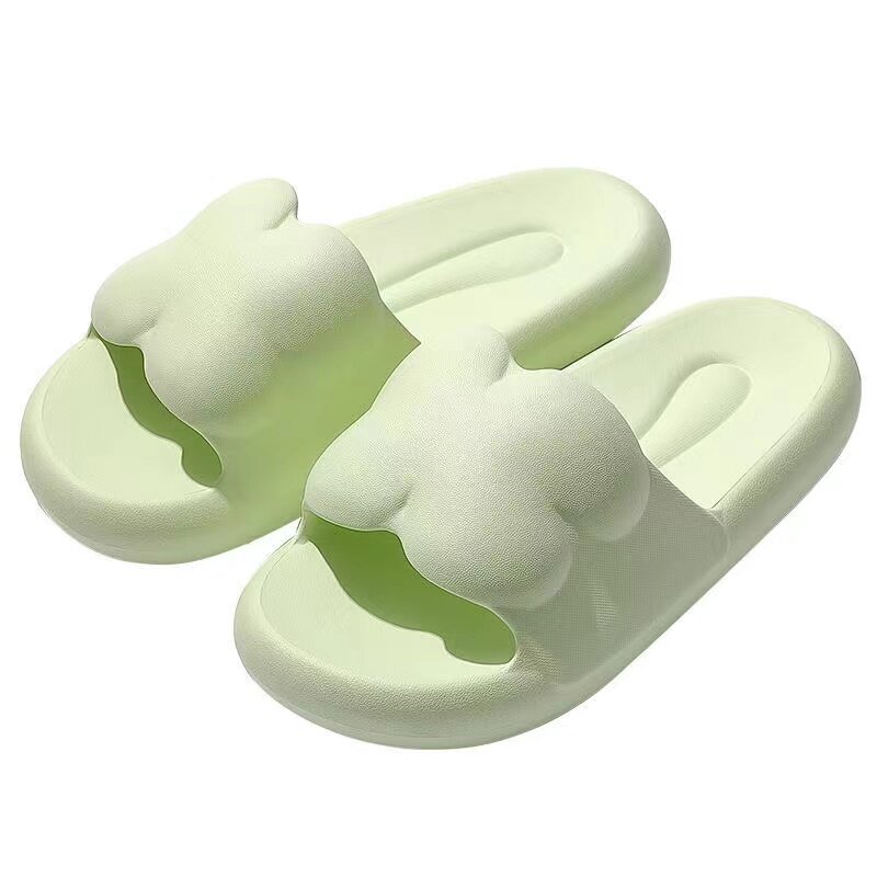 四叶草网红时尚韩版ins潮凉拖浴室防滑软底洗澡可外穿沙滩海边鞋