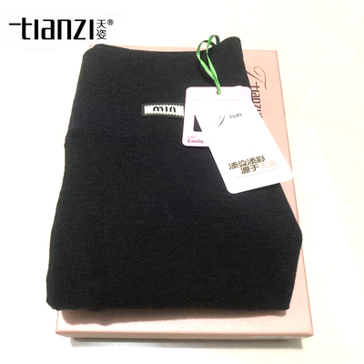 天姿200克鲨鱼裤外穿塑暖芭比裤高腰加厚微压九分瑜伽打底裤9678