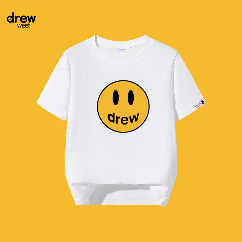 drew Meet儿童短袖夏季新品美式潮牌童装洋气宝宝宽松半袖T恤男女