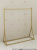 Manufactor Direct selling couture Display rack golden Display rack Floor type goods shelves Pendant Clothes hanger Disassembly and assembly