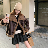现货！2025冬季新款皮毛一体外套女B123-M001-P215-K298，女装短外套，浙宝123