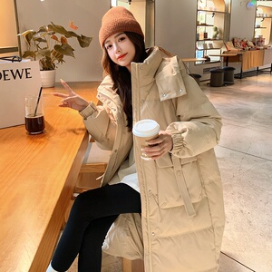 新款2022冬新款长款高品质面料羽绒服女123-H003-P195-K268图片