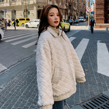 大货！数据好！冬季新款菱格夹羊羔毛服123-6598-P165-K238，女装短外套，浙宝123