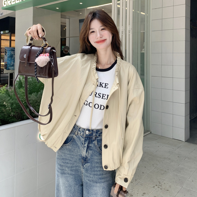 新款！2025秋季嫩黄色皮衣外套123-7720-P155-K218，女装皮衣，浙宝123