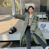 设计款！冬季新款咸菜绿中长款大毛领服123-M102-P195-K288，女装棉衣/棉服，浙宝123
