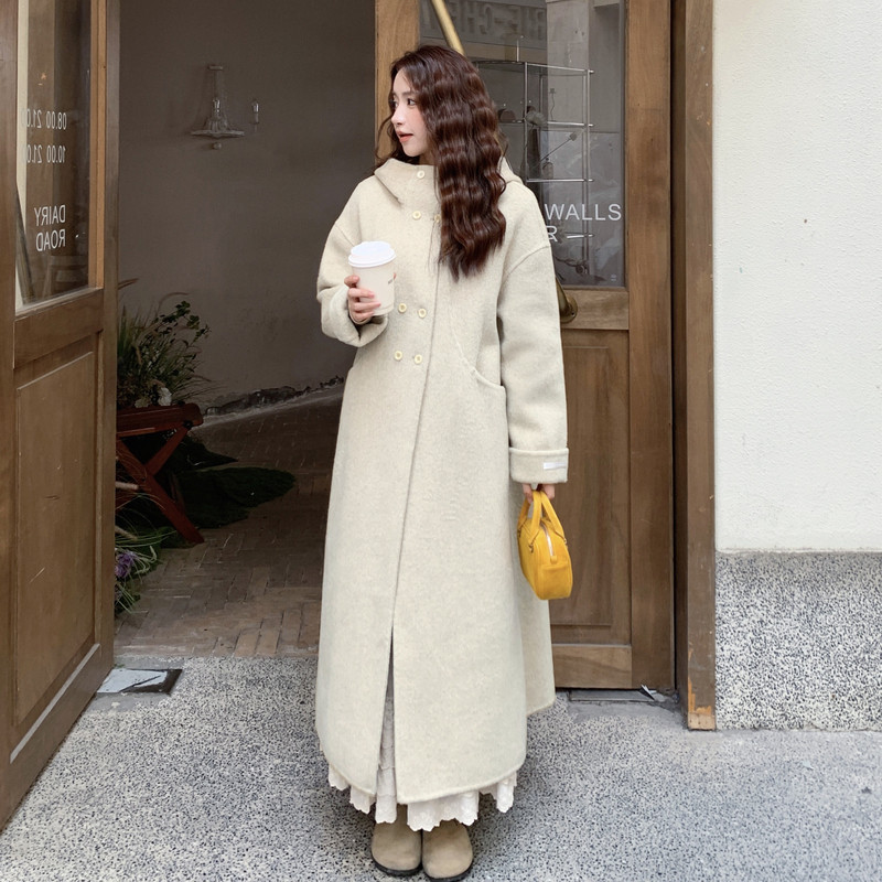 现货！2026冬季新款连帽双面呢羊绒大衣B123-7751-P325-K478,女装羊绒大衣,浙宝123