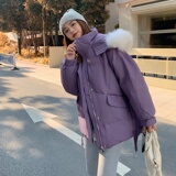 设计款！2022冬季新款大毛领派克服服女123-H001-P195-K278，女装棉衣/棉服，浙宝123