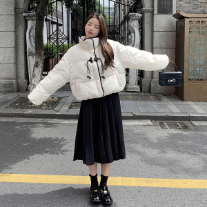 现货！2026冬季风短款提花90绒羽绒服女123-8650-P245-K368图片
