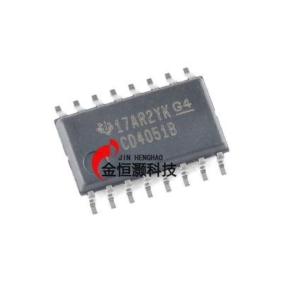 原装正品 贴片 CD4051BNSR SOIC-16 单通道模拟多路复用器芯片