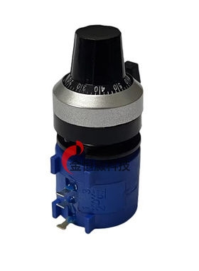 精密多圈线绕电位器 3590S-2-103L502L102L1K5K10K100K带刻度旋钮