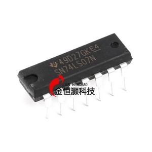 原装正品 SN74LS07N芯片缓冲器/驱动器/接收器芯片 DIP-14