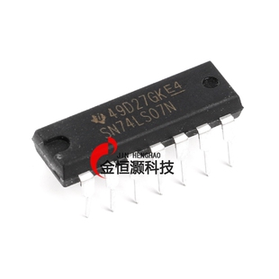 原装正品 SN74LS07N 芯片 缓冲器/驱动器/接收器芯片 DIP-14