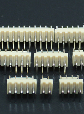 KF2510弯针座 插座 2.54MM间距 2P3P4P5P6P7P8P9P-12P接线端子