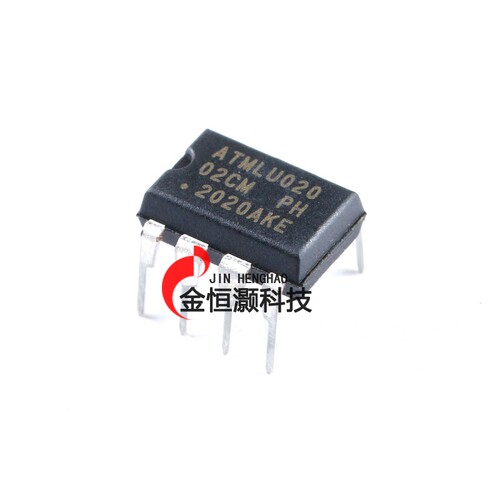 原装正品 AT24C02C-PUM DIP-8 I2C兼容(2线)串行接口 EEPROM芯片