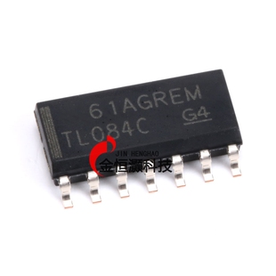 原装正品 贴片 TL084CDR SOP-14 JFET 四运算放大器芯片
