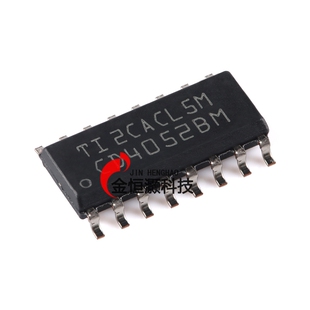 原装正品 CD4052BM96 SOIC-16 低导通泄漏电流2通道4:1模拟开关