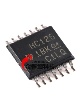 原装正品 SN74HC125PWR TSSOP-14 四路总线缓冲门芯片