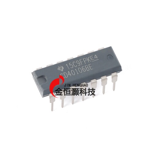 原装正品 直插 CD40106BE PDIP-14 六路施密特触发器芯片