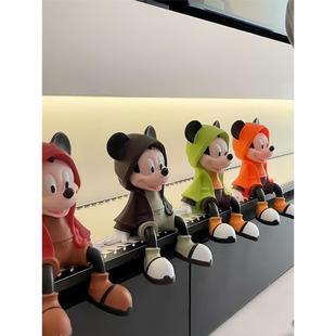 米奇电视柜台面装饰品摆件客厅轻奢高档入户玄关客厅创意坐姿手办