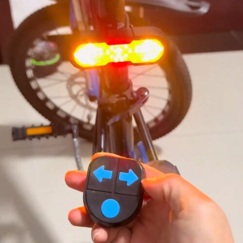 自行车灯转向灯夜间骑长