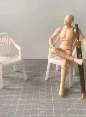 大排档椅子 鬼泣1/12维吉尔椅子devil may cry维吉尔 尼禄模型