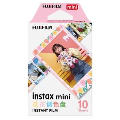 【富士】拍立得 instax花花调色盘花边mini相纸mini 系列通用花边