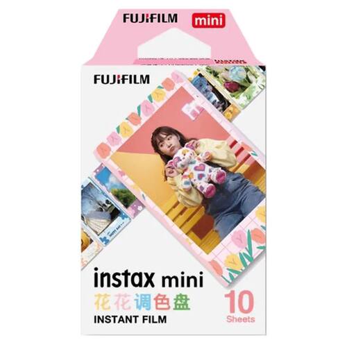 【富士】拍立得 instax花花调色盘花边mini相纸mini 系列通用花边