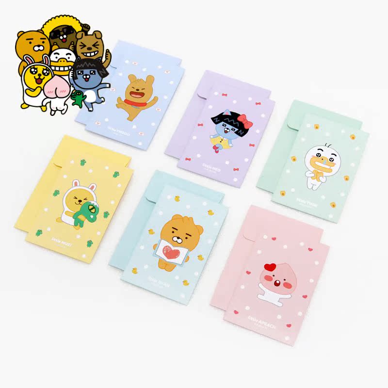 KAKAO韩国创意卡通可爱屁桃贺卡套装生日节日祝福手工装饰卡|ruв категории фестиваль товаров/подарок, открытки/карта - от Buy2taobao.com для оказания профессиональной услуги покупки агента Taobao