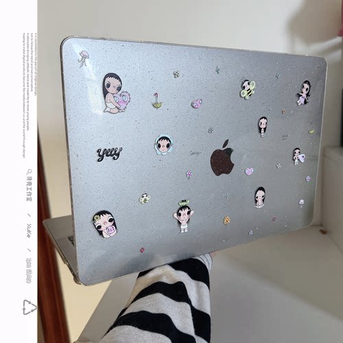寻壳治愈小玉2026款适用macbookair保护壳13.6寸m4苹果macbookpro套15笔记本电脑14寸6键盘膜air透明8硬9可爱