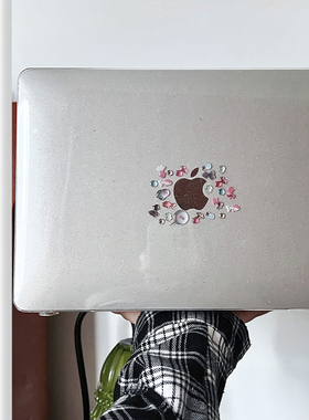 寻壳【满天星水晶透明硬壳】适用小金鱼苹果macbookair保护壳mac笔记本2025款电脑pro套pro14寸13M1配件硬165