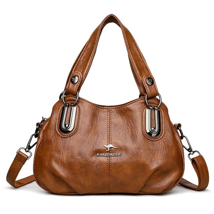 时尚休闲百搭复古风通勤包2026新款通用款女包百搭单肩包PU手提包,箱包皮具/热销女包/男包,通用款女包,淘宝优惠券,粉丝福利购,淘宝优惠卷