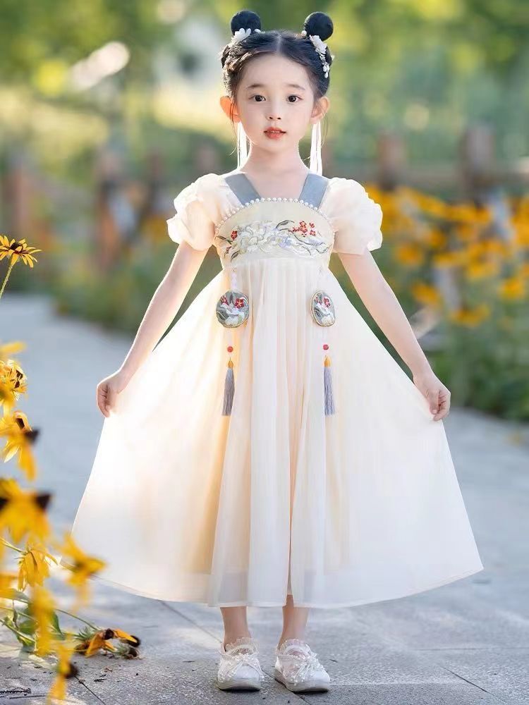 汉服女童春秋款2023新款襦裙汉服