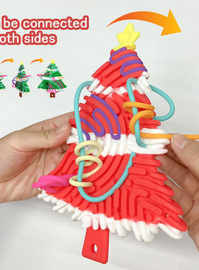 跨境sensory fidgets toy儿童益智圣诞系列减压玩具硅胶感官玩具