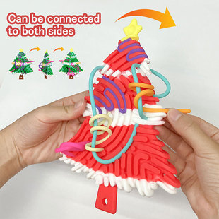 跨境sensory fidgets toy儿童益智圣诞系列减压玩具硅胶感官玩具